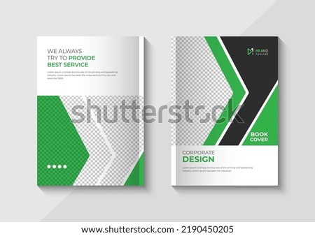 Corporate business book cover template design