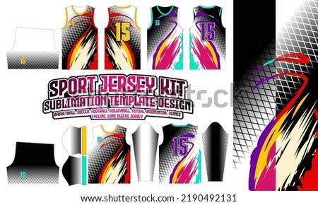 Sport Badminton Jersey Printing pattern 89 Sublimation for Soccer Football Esport Basketball Design