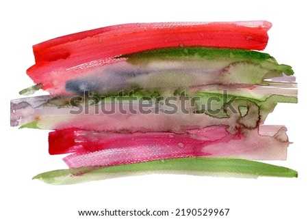 Watercolor clipart of abstract spot