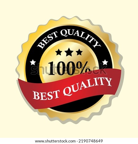 Best Quality Premium Badge Emblem - Vector Ilustration