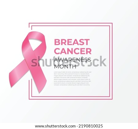 Breat cancer social media post template