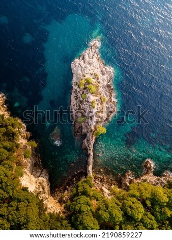 pictures of the stunning island Kolocep near Dubrovnik