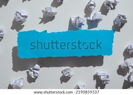 Paper Wraps Placed Around Important Informations. Wrinkled Notes Arranged All Over Crutial Announcements. Crumpled Memos With Critical Data In. Presented Recent Ideas. Royalty-Free Stock Photo #2190859337