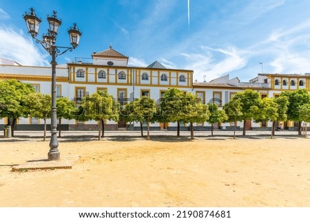 Patio de Banderas, square in Sevilla