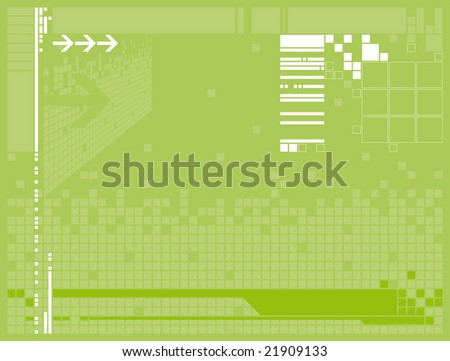 green technical background