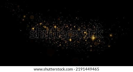 golden light png. Bokeh light lights effect background. Christmas glowing dust background Christmas glowing light bokeh confetti and glitter texture overlay for your design.
 Royalty-Free Stock Photo #2191449465