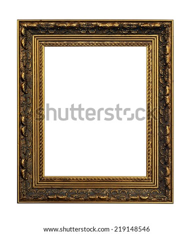 Vintage gold picture frame