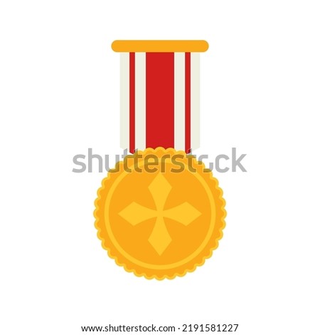 Medal isolated on white background
