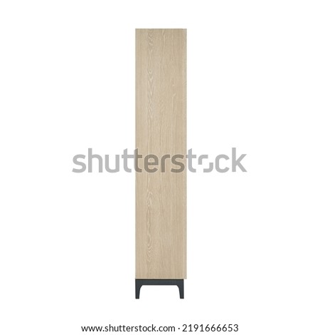 The cabinet isolated on the white background