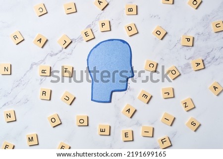 Learning disability concept and dyslexia or ADHD Royalty-Free Stock Photo #2191699165