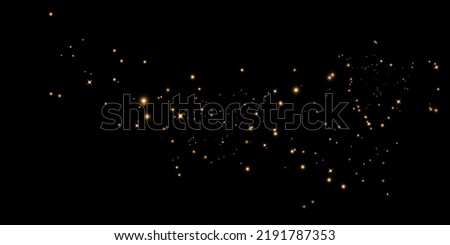 golden dust light png. Bokeh light lights effect background. Christmas glowing dust background Christmas glowing light bokeh confetti and sparkle overlay texture for your design.
 Royalty-Free Stock Photo #2191787353