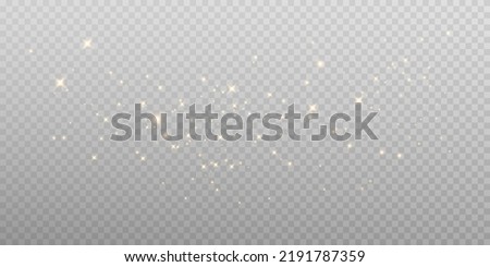 golden dust light png. Bokeh light lights effect background. Christmas glowing dust background Christmas glowing light bokeh confetti and sparkle overlay texture for your design.
 Royalty-Free Stock Photo #2191787359
