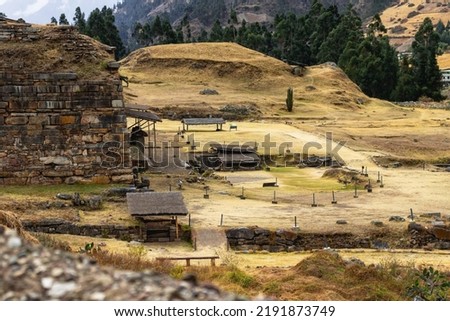 Chavin de Huantar Archaeological Complex located in the province of Huari, Ancash - Peru Royalty-Free Stock Photo #2191873749