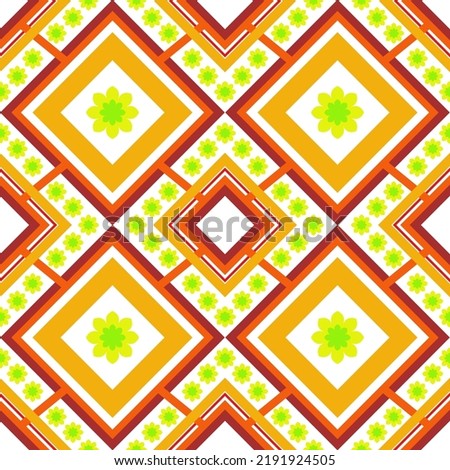 Colorful floor patterns vector used in industrial applications, fabrics, tiles.