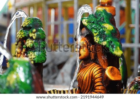 picture of lord buddha wooden sculpture.