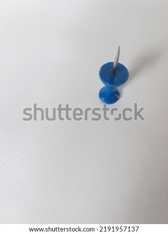 pins used for paper,  isolated on white background