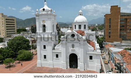 Cathedral of the city of Santa Marta, Colombia.