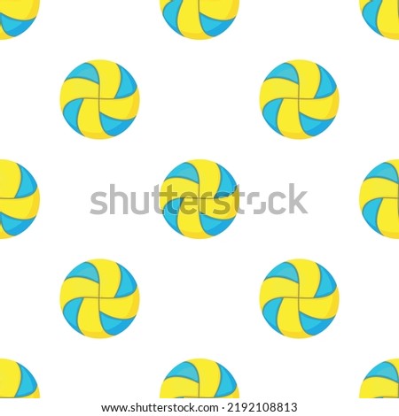 Beach volleyball pattern seamless background texture repeat wallpaper geometric vector