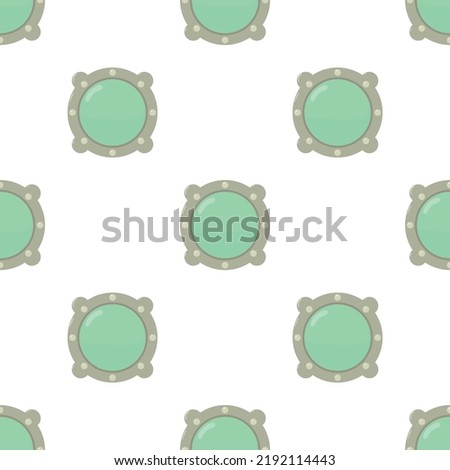 Porthole pattern seamless background texture repeat wallpaper geometric vector
