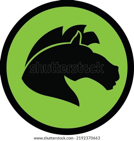 Vector of Horse sport logo design, Horse head illustration vector drawing, Brave Horse head mascot Logo design. Vector Template Illustration Design. Mascot Brave Horse Logo design any kind of graphic 