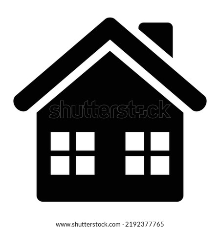 Home icon, HOME symbol, house clip art design vector illustration, house sign isolated white background
