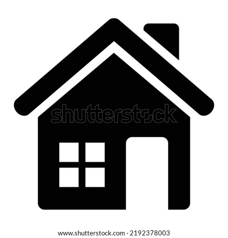 Home icon, HOME symbol, house clip art design vector illustration, house sign isolated white background