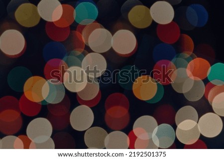 beautiful bokeh from lights, background