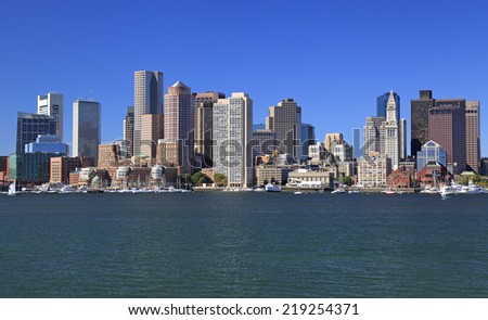 Boston skyline, USA