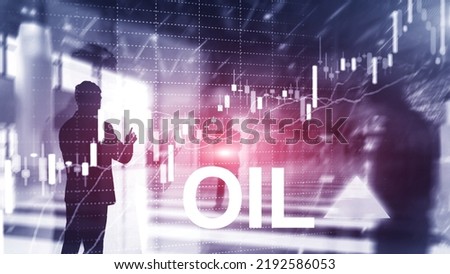 Oil trend up. Crude oil price stock exchange trading up. Price oil up. Arrow rises. Abstract business background