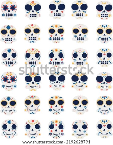 Mexican Dia De Los Muertos Calavera Sugar Skull