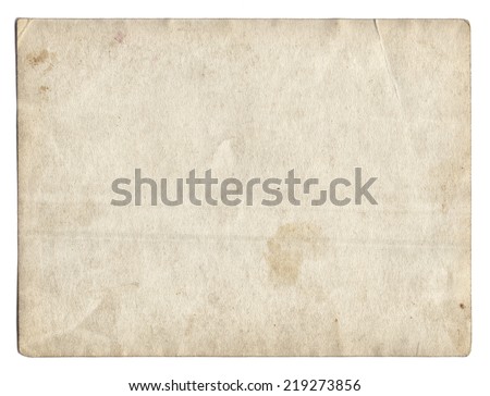 Old photo texture with stains and scratches  Royalty-Free Stock Photo #219273856