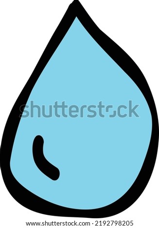 blue water drop logo vector icon