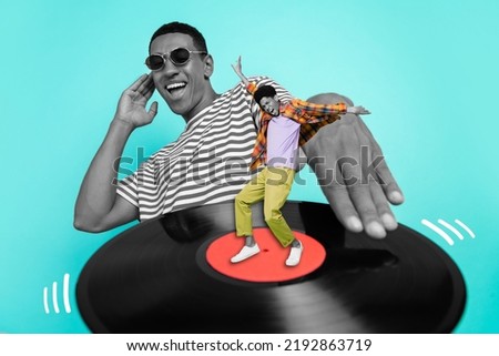 Photo cartoon comics sketch picture of funny funky guys having fun club together isolated drawing background
