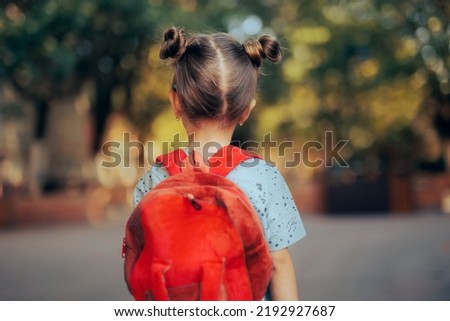 


Portrait of a Little Girl Going Back to School. Child wearing a backpack ready for the first day of kindergarten

 Royalty-Free Stock Photo #2192927687