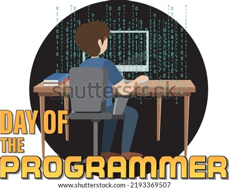 Programmers' Day Banner Design illustration