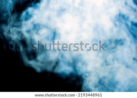 Smoke of various shapes can be used for various decorative work.