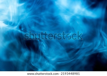 Smoke of various shapes can be used for various decorative work.