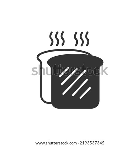 Toaster icons  symbol vector elements for infographic web