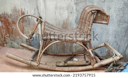 The Old Rattan Rocking Horse