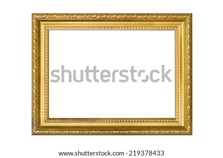 Gold photoframe 
