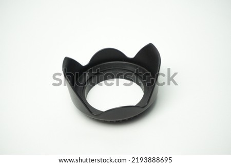 Lens hoods, isolated on a white background