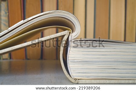 open book,close up, free copy space