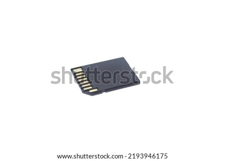 a memory card commonly used by photographers Royalty-Free Stock Photo #2193946175