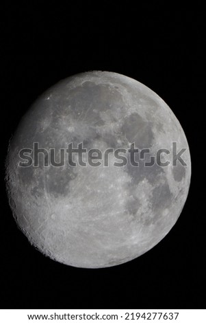 The moon as seen from Australia