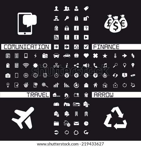 Basics Icons for mobile and Web.