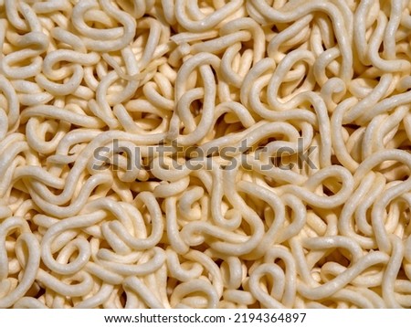 Instant dry noodles texture. Food texture