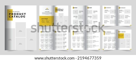 Catalog or Product Catalogue Design Royalty-Free Stock Photo #2194677359