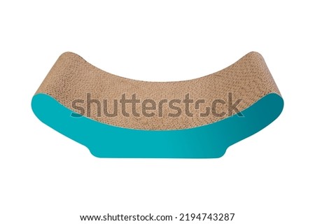 Cat scratcher for sharpening cat claws ืisolated on white background Royalty-Free Stock Photo #2194743287