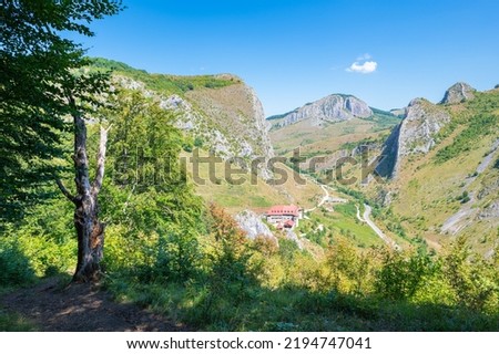Beautiful view of Vălişoara Gorge in eastern Apuseni Mountains, Romania Royalty-Free Stock Photo #2194747041