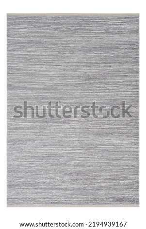machine carpet on white background